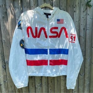 Forever 21 NASA Windbreaker Jacket Size S